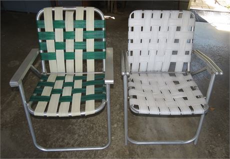 Folding Webbed Chairs