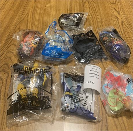 Lot of 8 Happy Meal Toys Still In Packaging - Transformers Bumble Bee