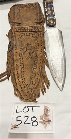 Vintage Handcrafted Knife & Sheath