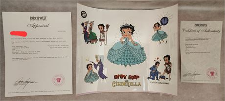 "Cinderella Betty Boop" Lithocel /2500