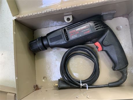 Craftsman 3/8 Variable Speed Chuck Less Drill