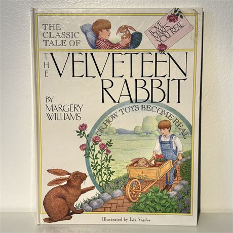 The Velveteen Rabbit by Margery Williams Hardcover Book, 1st Printing