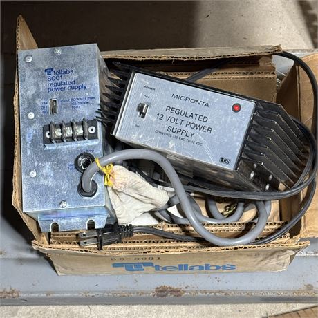 Micronata & Tellabs Power Supplies - 12V and 24V