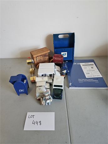 Postal Related Decor - Ornament / Stamp Dispenser / Trinket Boxes & More