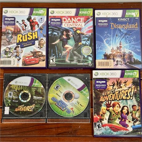 Lot of XBOX 360 Kinect Games