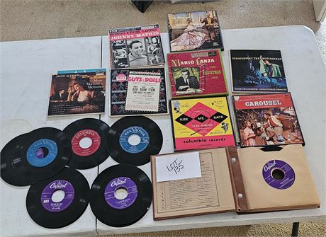 Mixed 45 Records-Victor, Capitol, Columbia, Soundtracks 50's & 60's Mixed Music