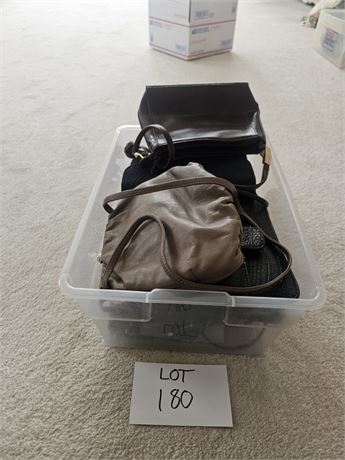 Ladies Mixed Handbags & Purses- Size, Color, Style & Maker Vary