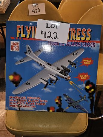 Flying Fortress Alarm Clock In Box