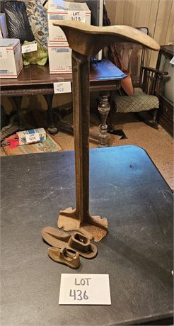 Cast Metal Cobblers Shoe Forms