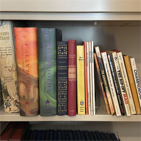 Mixed Books Lot w/ First Edition Harry Potter