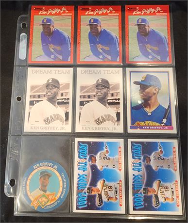 Ken Griffey Jr. Sleeve of Cards