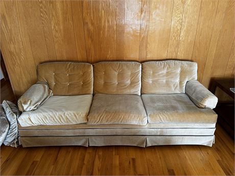 Charles Schneider Vintage Velvet Couch