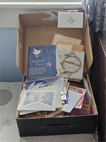 Mixed Box Of Greeting Cards / Etc.