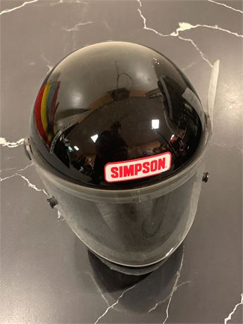 Simpson Voyager 2 SA2015 Racing Helmet With Clear Visor/ Eye Shield