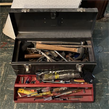 Toolbox Filled with Mixed Tools