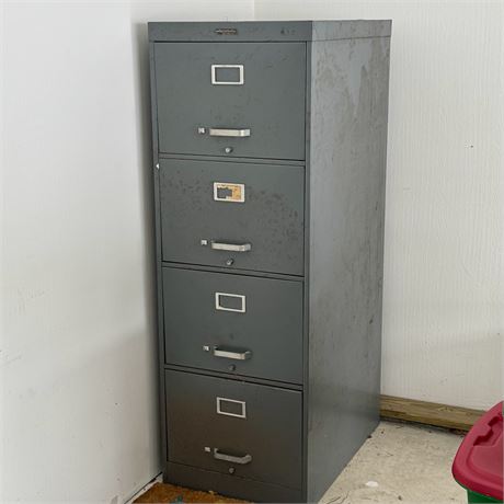 Vintage Modern Steelcraft 4-Drawer Filing Cabinet