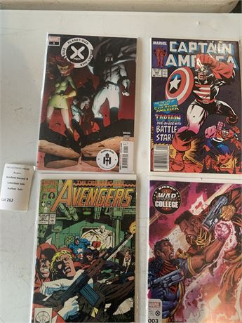 Vintage Marvel Planet-Size X-Men #1, Captain America #369, The Avengers #321