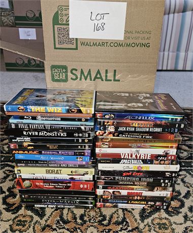 Mixed DVD Lot- Content, Rating & Age Vary