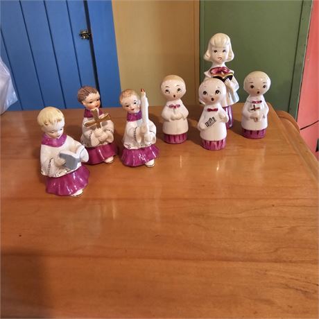 Vintage Napco Japan Christmas Choir Ceramic Pieces