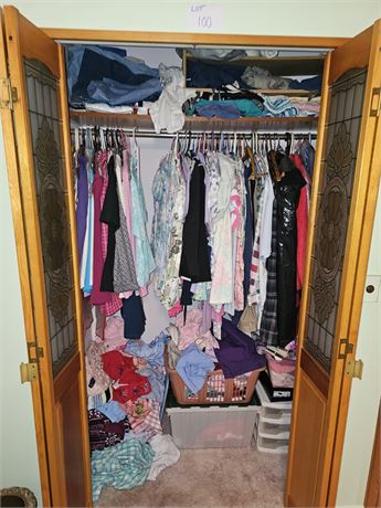 Closet Cleanout- Mixed Ladies & Men's Clothes- All Season Clothing
