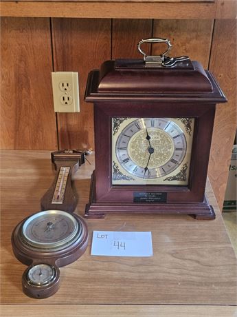 Sterling & Noble Westminster Chime Mantle Clock