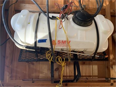 SMV Tank Sprayer With Mounting Rack