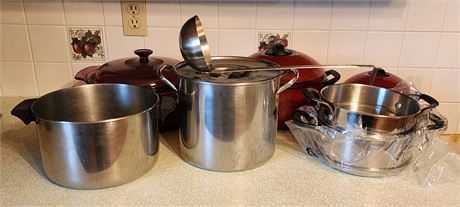 Assorted Pots, Double Boiler