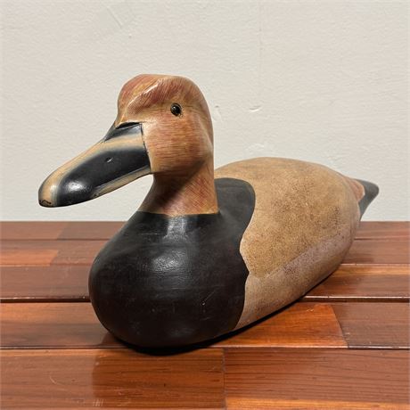 Vintage Wood Duck Decoy - 21”