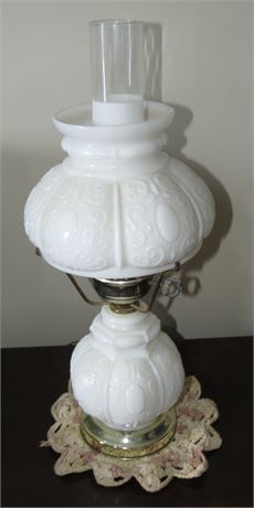 Milk Glass Lamp