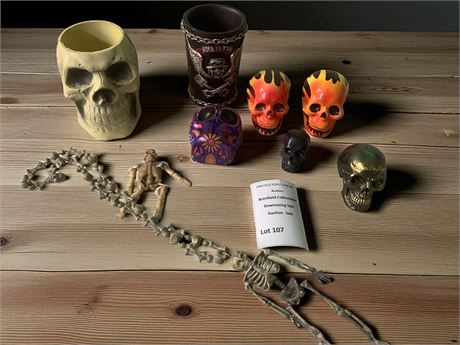 Gothic/Halloween Skulls - Day of The Dead, Myrtle Beach, S&P Shakers & More