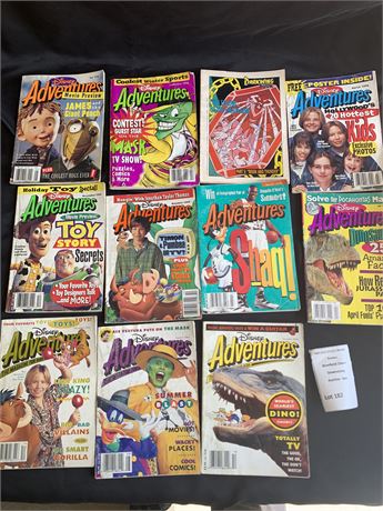 Disney Adventures Magazine Lot