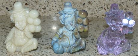 Mosser Glass "Flip" "Eros" "Niki" Figurines