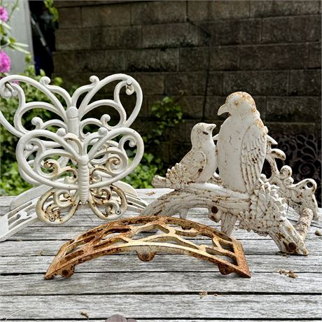 Rustic Garden Hose Hangers