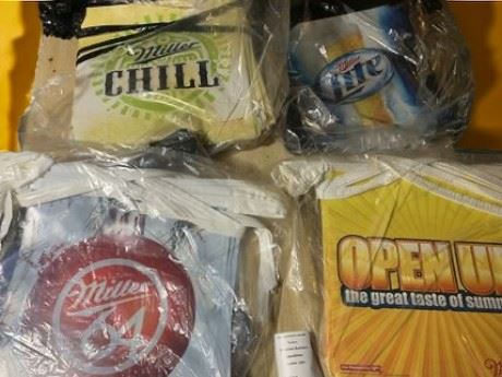 Triangular Flag String Party Banners Miller/Miller Lite Set of 5