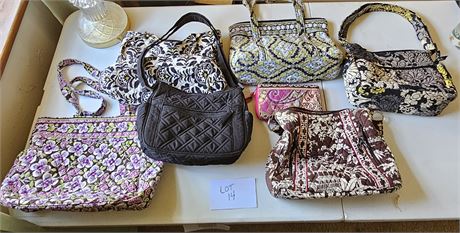 Mixed Vera Bradley Handbags -Sizes & Color Vary