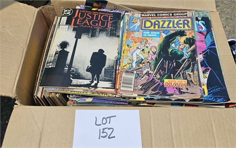 Large Box Of Mixed Comic's- 30 Cent- 60 Cent Comics-Dare Devil, Wonder Woman, DC