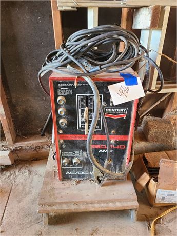 Century 220V 230Amp AC/DC Welder & Welding Rods