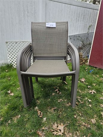 (6) Outdoor Mesh Chairs
