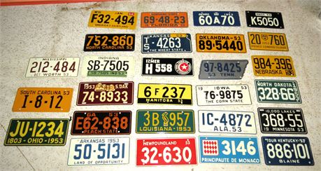 Bicycle License Plates