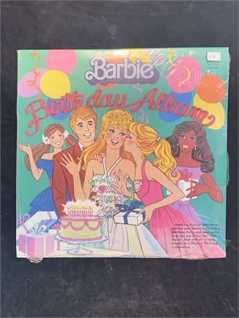 Vintage Kid Stuff Barbie Birthday Record Album LP 1981 Sealed Never Opened