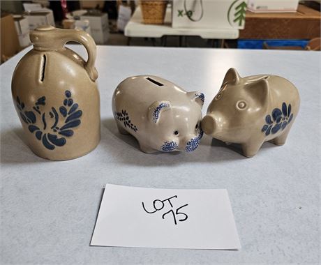 Pfaltzgraff Piggy Bank, Crock Bank & More