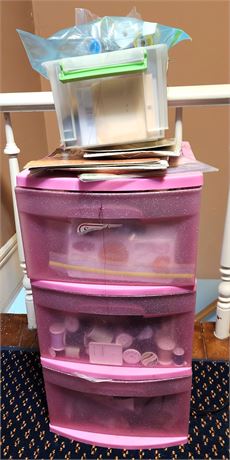 Sewing Supplies & Organizer