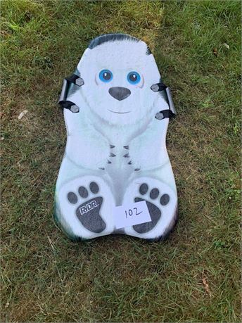 Rydr Polar Bear Snow Sled For Toddlers With Handles