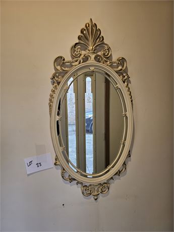 Homco Fancy Oval Wall Mirror