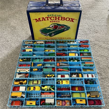 LOADED 1968 Matchbox Deluxe Collector's Case!!!!