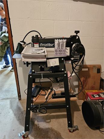 Excalibur Scroll Saw Model : EX-21 with Extra Blades & Starter Books