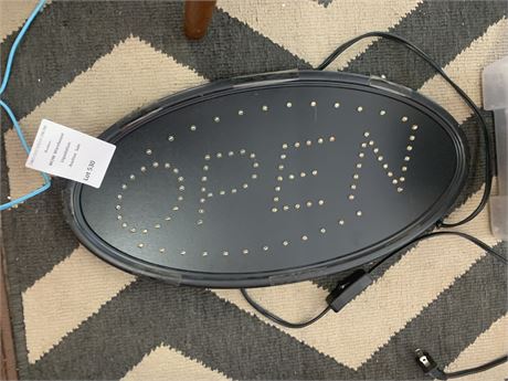 Lighted Open Sign