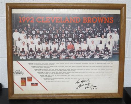 1992 Cleveland Browns Team Photo