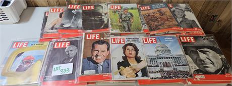 Vintage Life Magazine Lot - 1940's to 60's Eras