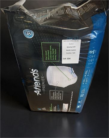 Attends Premier Adult Incontinence Briefs (Size M)